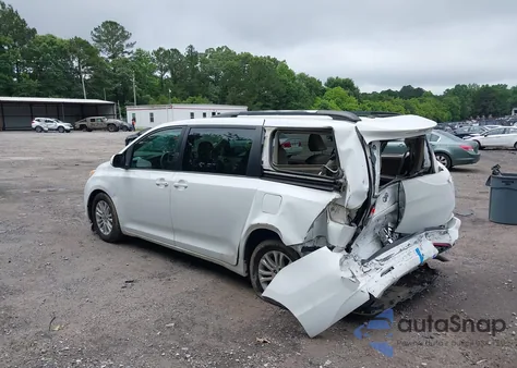 2014 Toyota Sienna Xle V6 8 Passenger из США, поврежденный, VIN 5TDYK3DC3ES442911